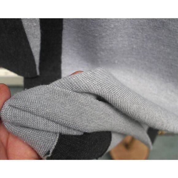 Athleta Omega Wool Grey Colorblock Long Sleeve Dress - Picture 8 of 8